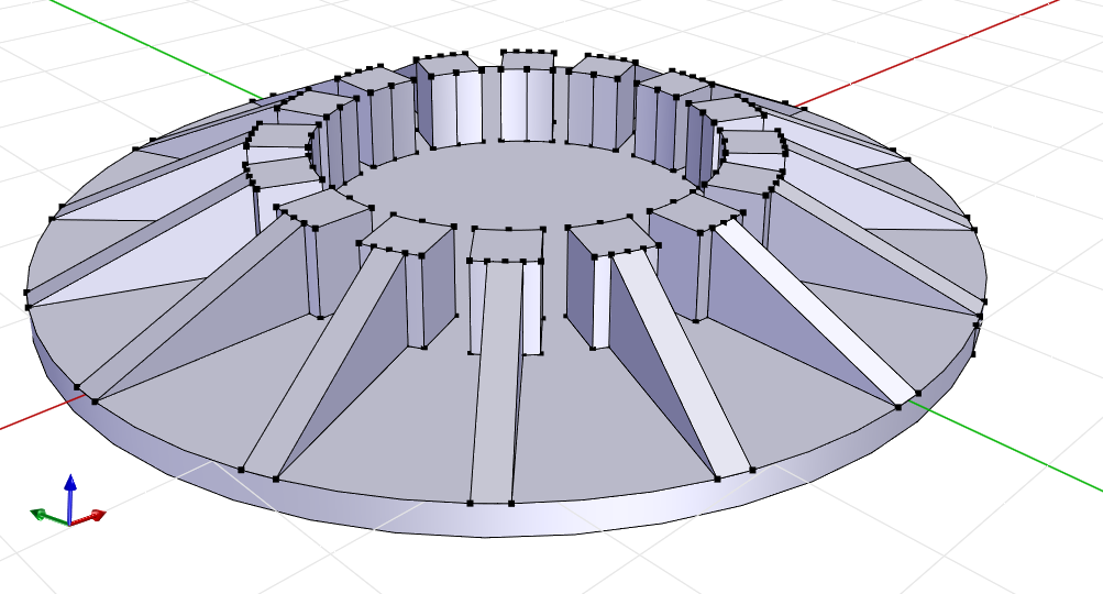 Mass concrete foundation model